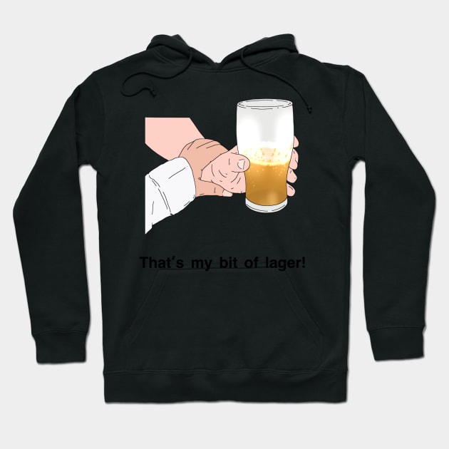 Peep Show That's my bit of lager! Hoodie by tommytyrer